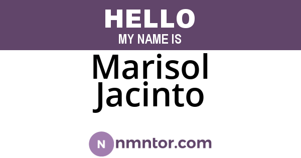 Marisol Jacinto