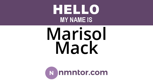 Marisol Mack