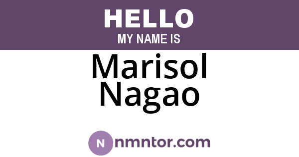 Marisol Nagao