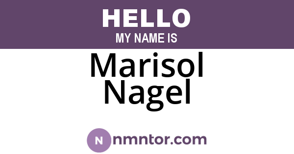 Marisol Nagel