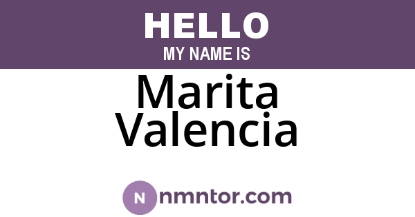 Marita Valencia