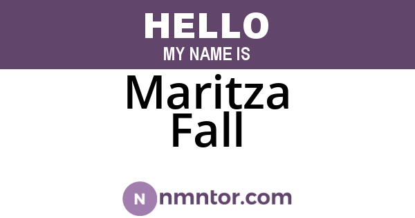 Maritza Fall