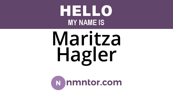 Maritza Hagler