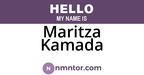 Maritza Kamada