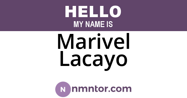 Marivel Lacayo