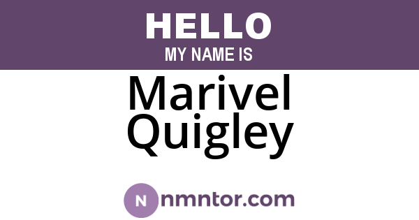 Marivel Quigley