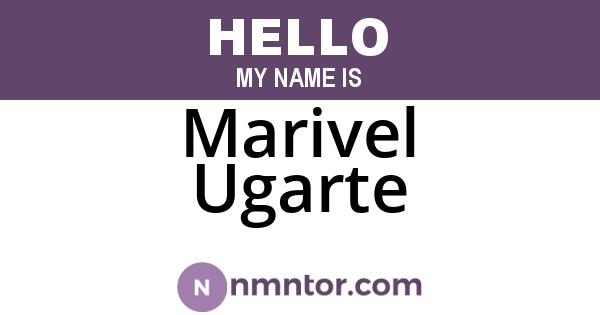 Marivel Ugarte
