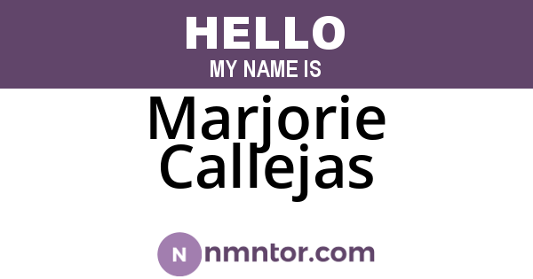 Marjorie Callejas