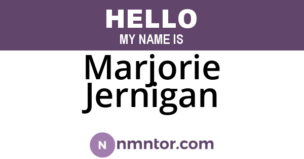 Marjorie Jernigan