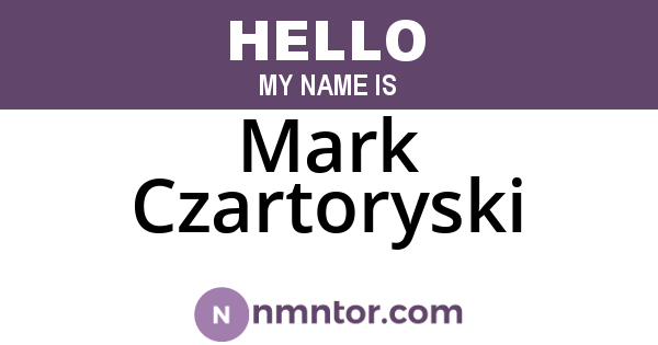 Mark Czartoryski