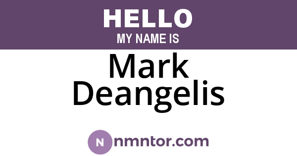 Mark Deangelis