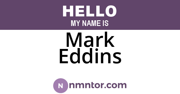 Mark Eddins