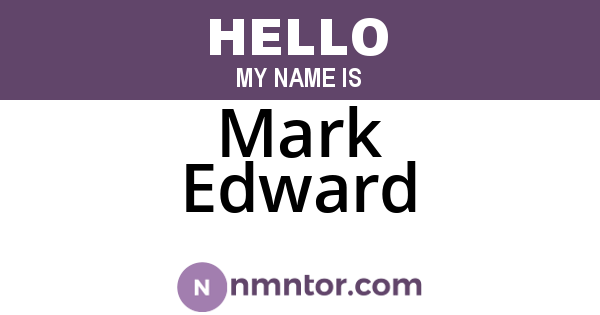 Mark Edward