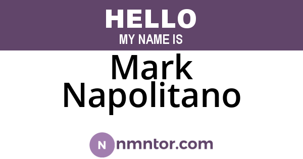 Mark Napolitano