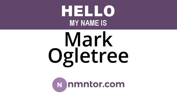 Mark Ogletree