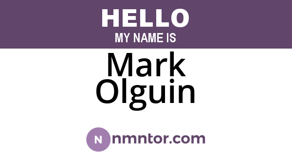 Mark Olguin