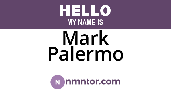 Mark Palermo