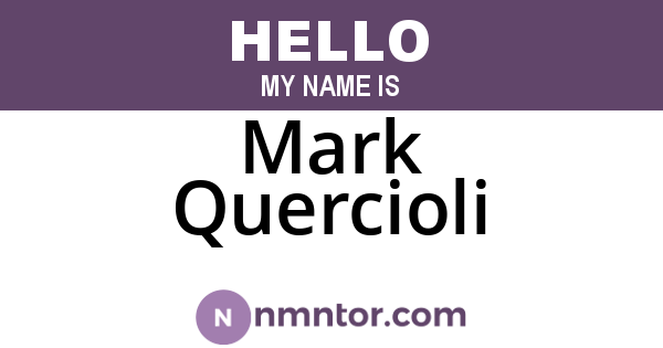 Mark Quercioli
