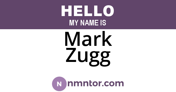 Mark Zugg