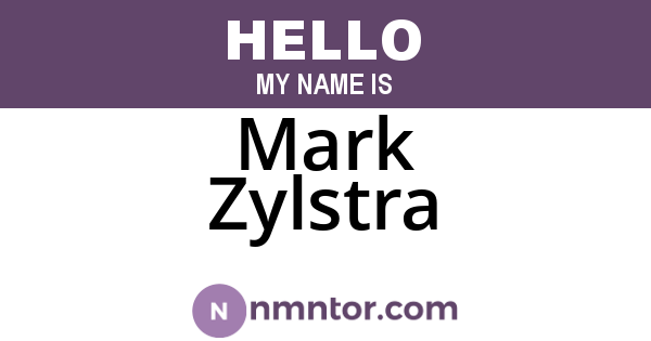 Mark Zylstra