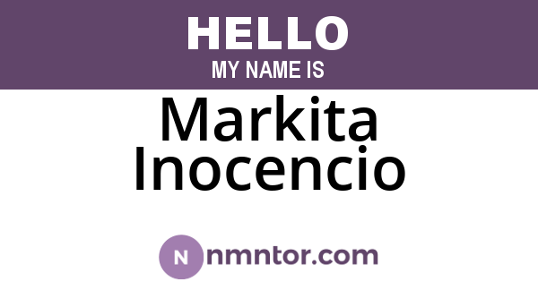 Markita Inocencio