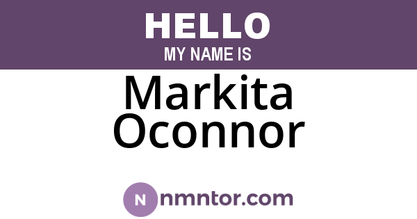 Markita Oconnor