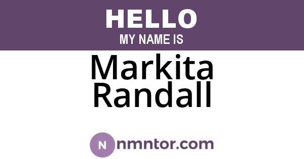 Markita Randall