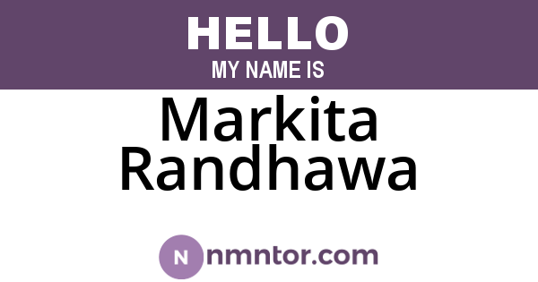 Markita Randhawa