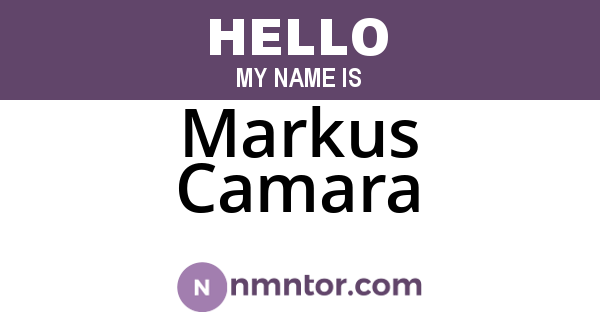 Markus Camara