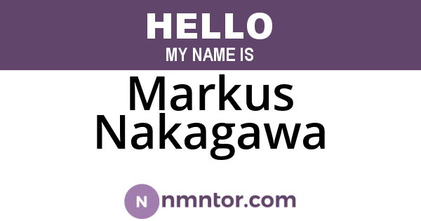 Markus Nakagawa