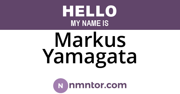 Markus Yamagata