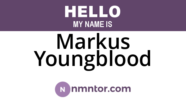 Markus Youngblood