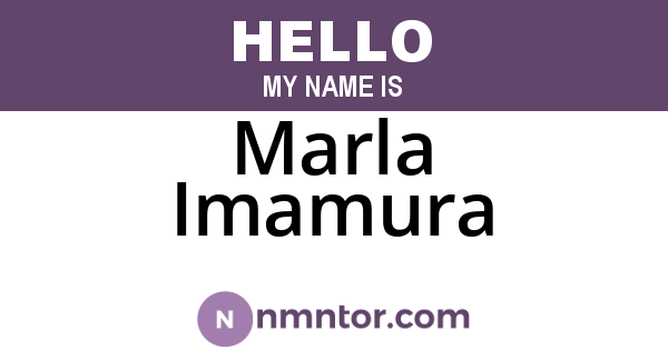 Marla Imamura