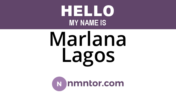 Marlana Lagos