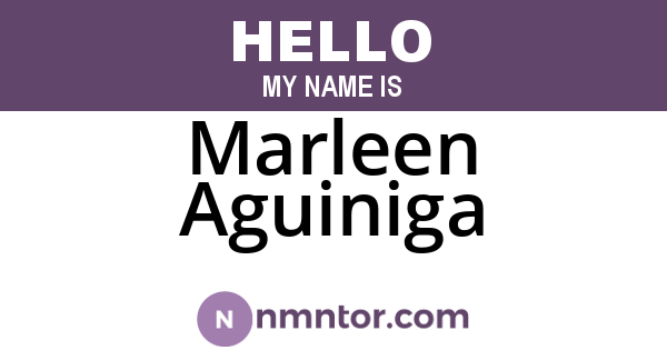 Marleen Aguiniga