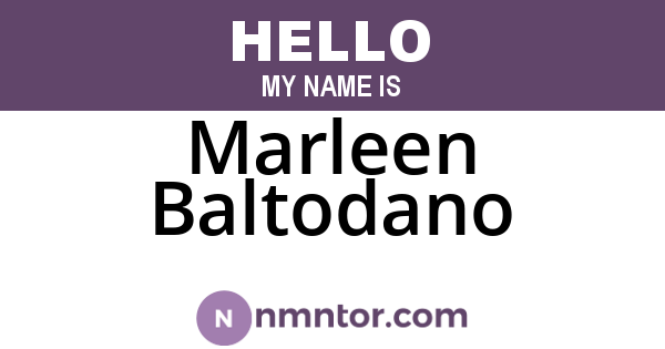 Marleen Baltodano