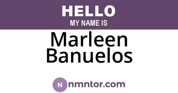 Marleen Banuelos