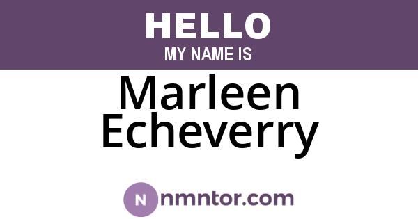Marleen Echeverry