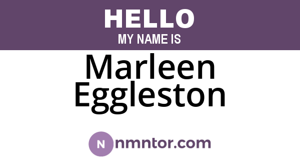 Marleen Eggleston
