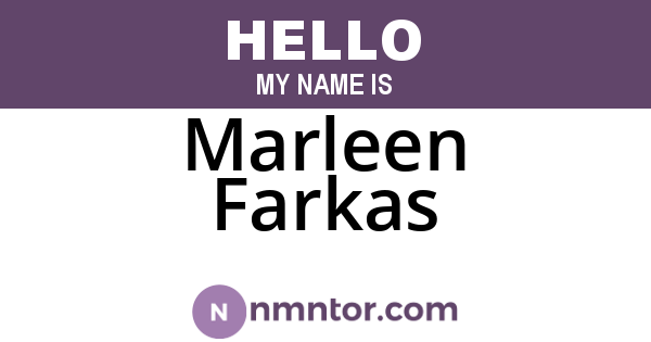 Marleen Farkas