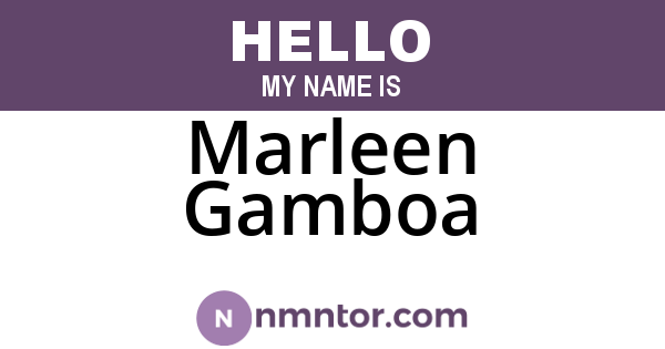 Marleen Gamboa