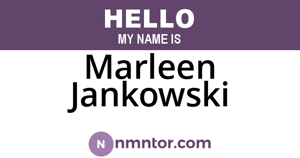 Marleen Jankowski