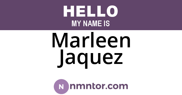 Marleen Jaquez