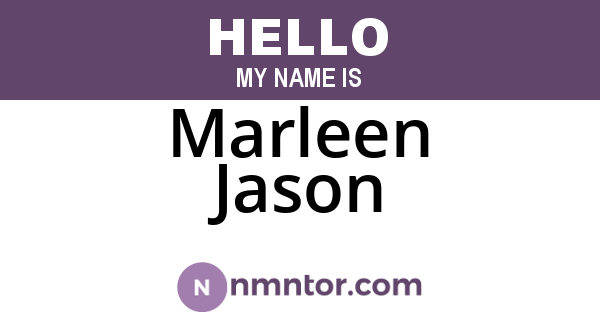Marleen Jason