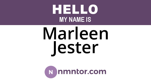 Marleen Jester