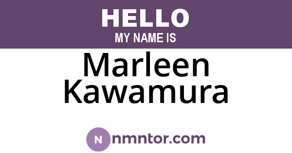 Marleen Kawamura
