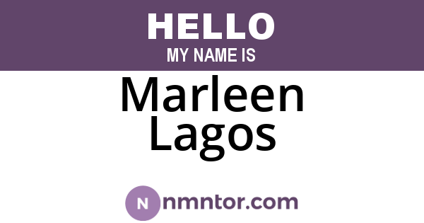 Marleen Lagos