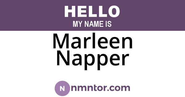 Marleen Napper