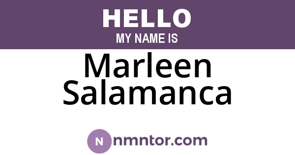 Marleen Salamanca