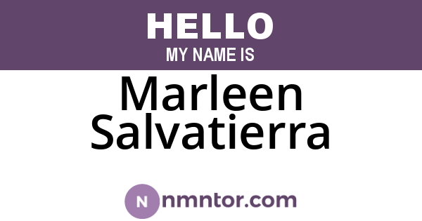 Marleen Salvatierra